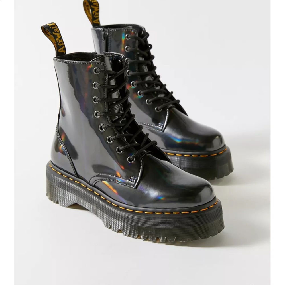 Dr. Marten’s hologram platform combat boots